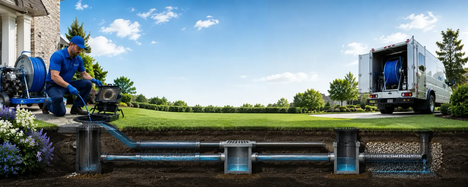 Outdoor drain cleaning information for Troy, NH